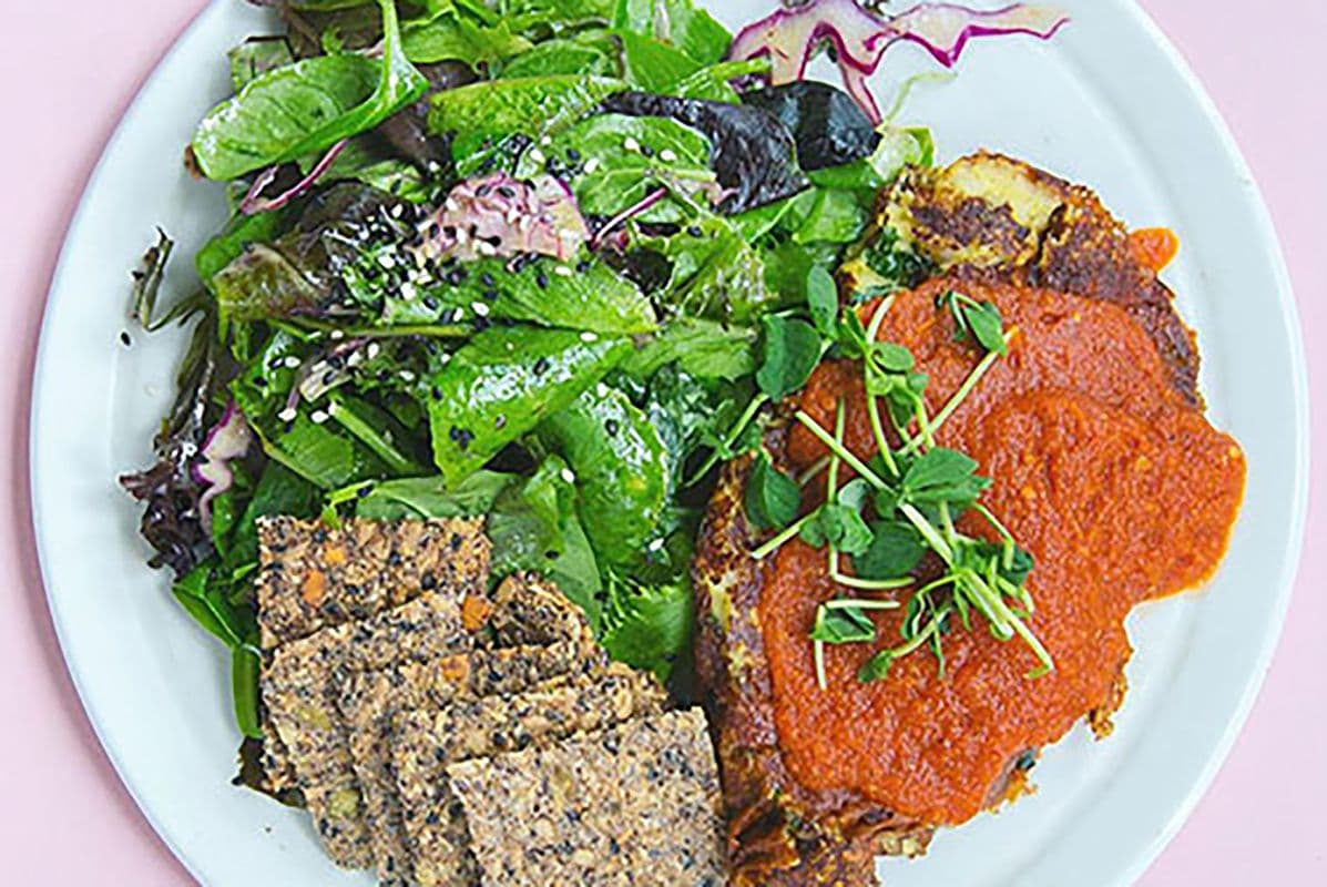 Omelette and Greens