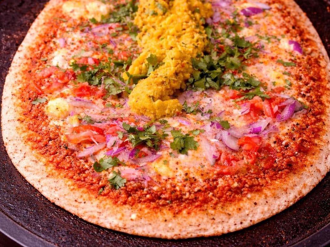 🌶🌶Spicy Pizza Masala Dosa