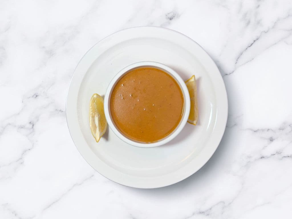 Traditional Lentil Soup With Bread