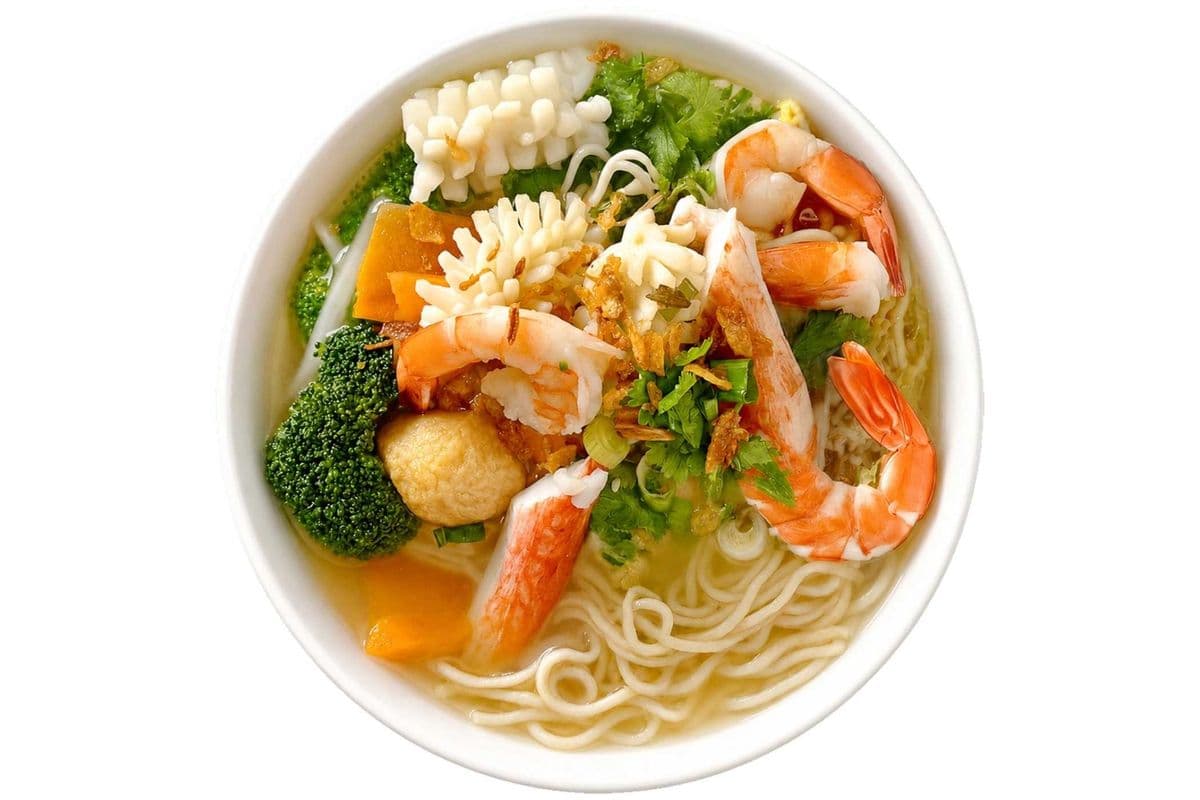 21. Seafood Egg Noodle Soup