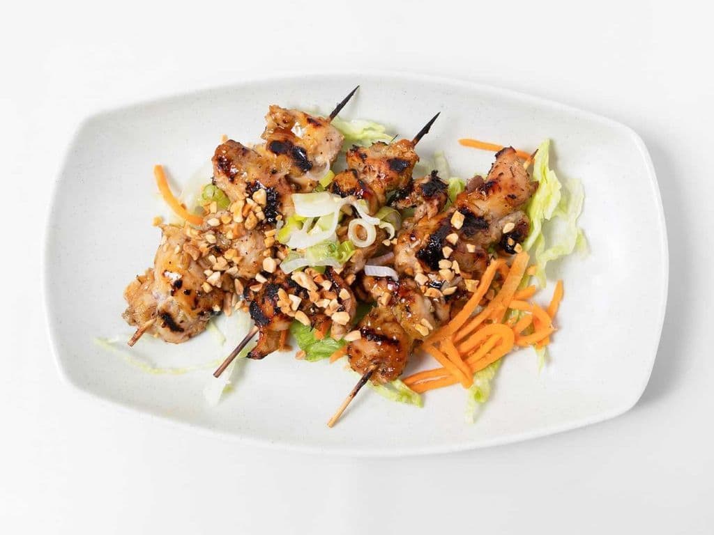 5B. Grilled Lemongrass Chicken Skewers