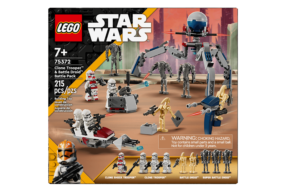LEGO Star Wars Clone Trooper Battle Droid Battle (75372)
