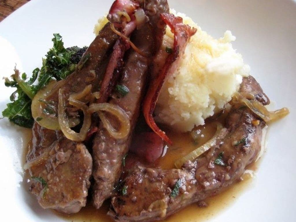 Liver , Bacon, and Onions