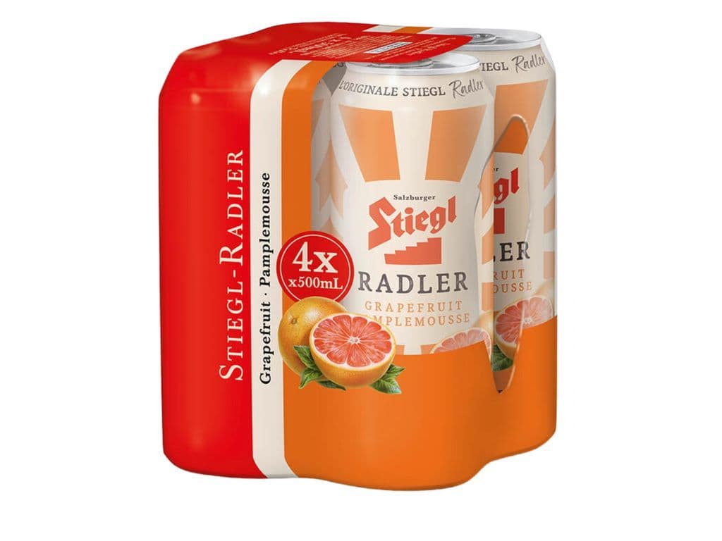 Stiegl Grapefruit Radler (4X500ml tall can)