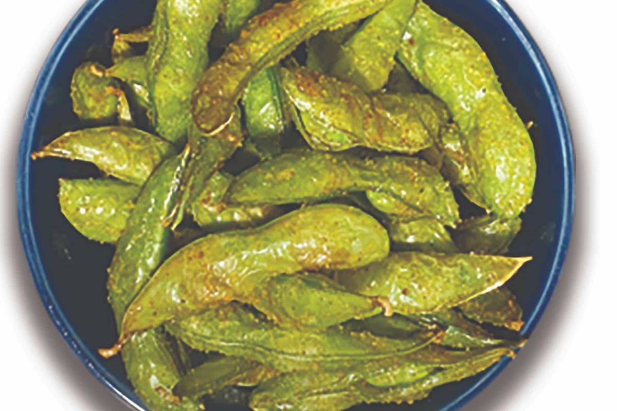 34. Seasoning Fried Edamame (vegan)