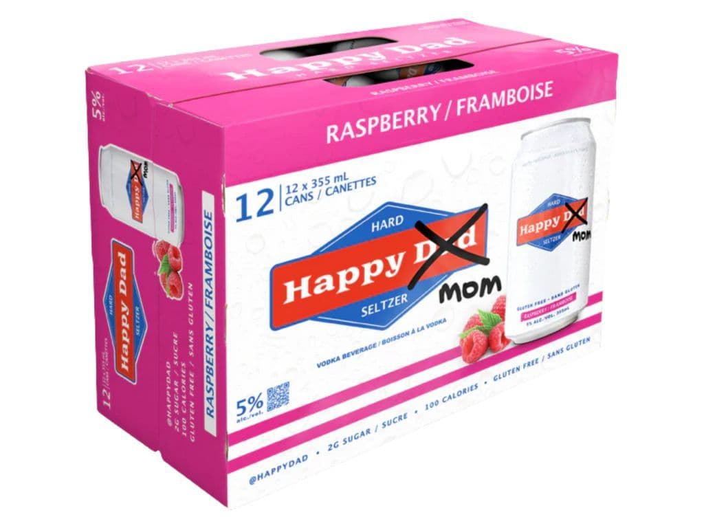 Happy Dad - Mom Raspberry 12pk
