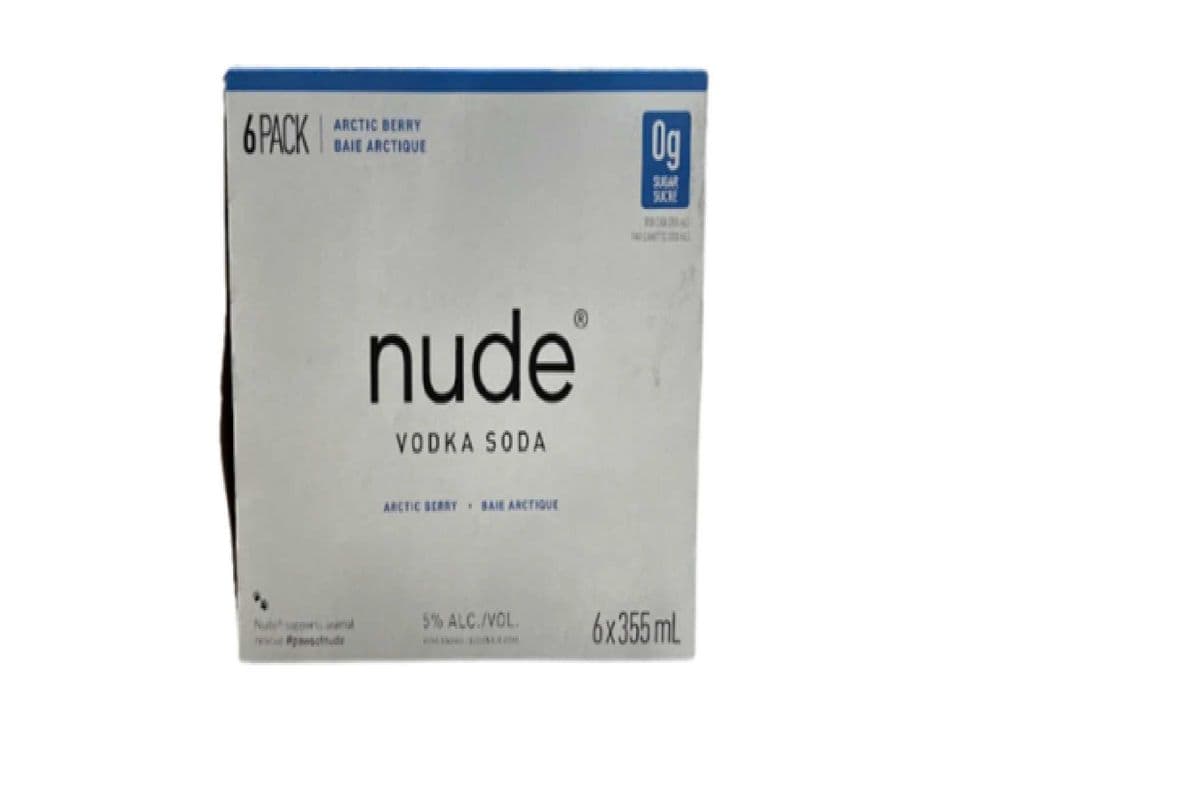 Nude Vodka Soda Arctic Berry (6 x 355 ml cans)