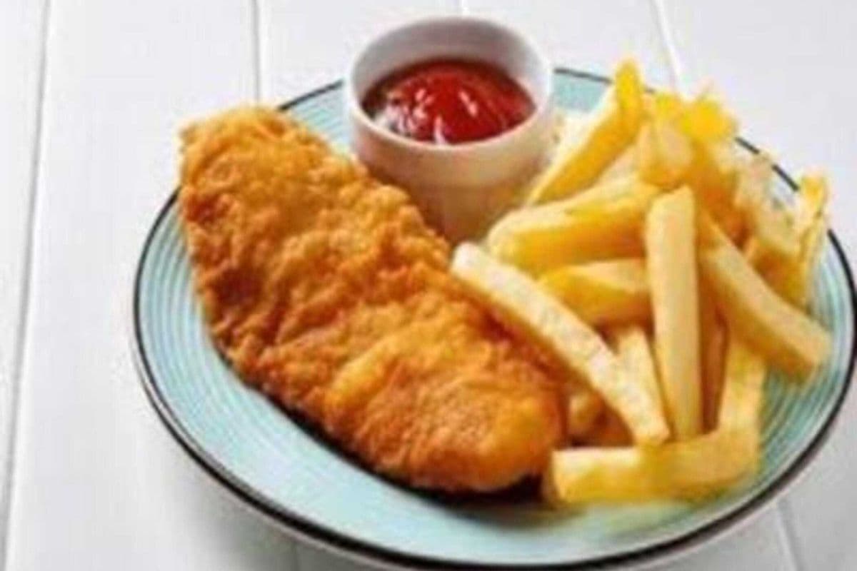 Fish & Chips Combo ( 1 PCs Basa Fish + Dip + Fries + Pop)
