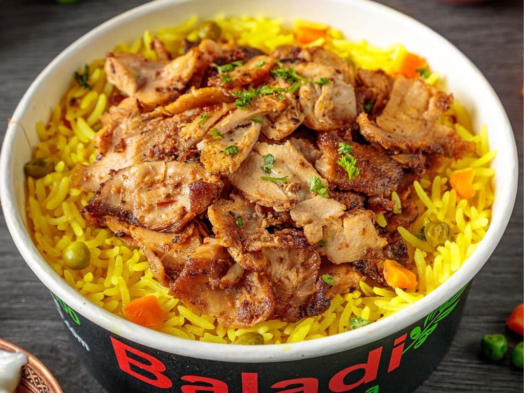 Chicken Shawarma Rice Bowl