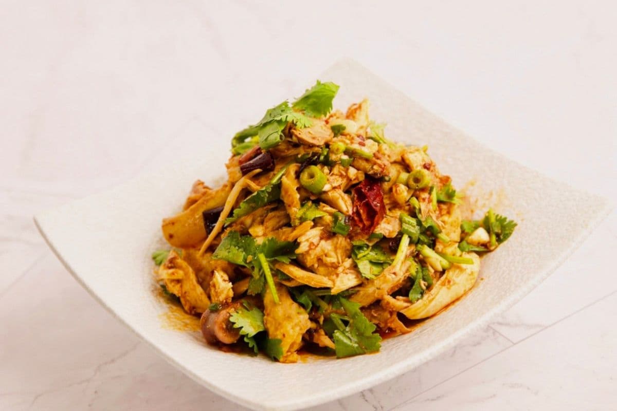 129. Hand Pulled Chicken (Salted or Spicy) - 手撕鸡(盐焗/麻辣)