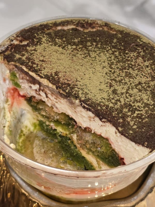 Strawberry Thai Green Tea Tiramisu