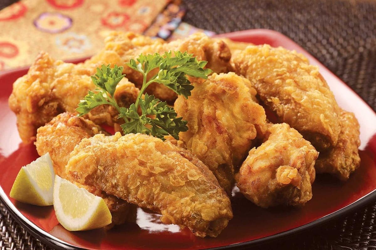 Golden Fried Chicken Wings (6 pcs)
