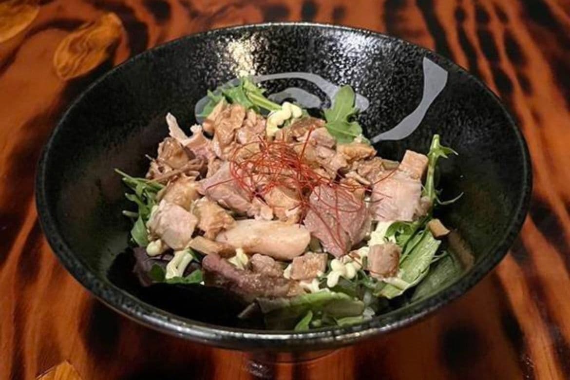 Chopped Pork Chashu on Rice