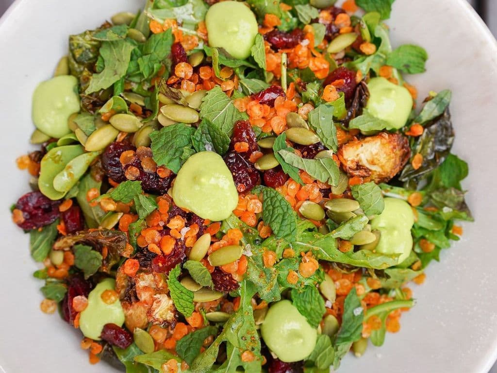 Warm Sprout Salad