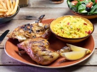 Half Chicken with Two Sides