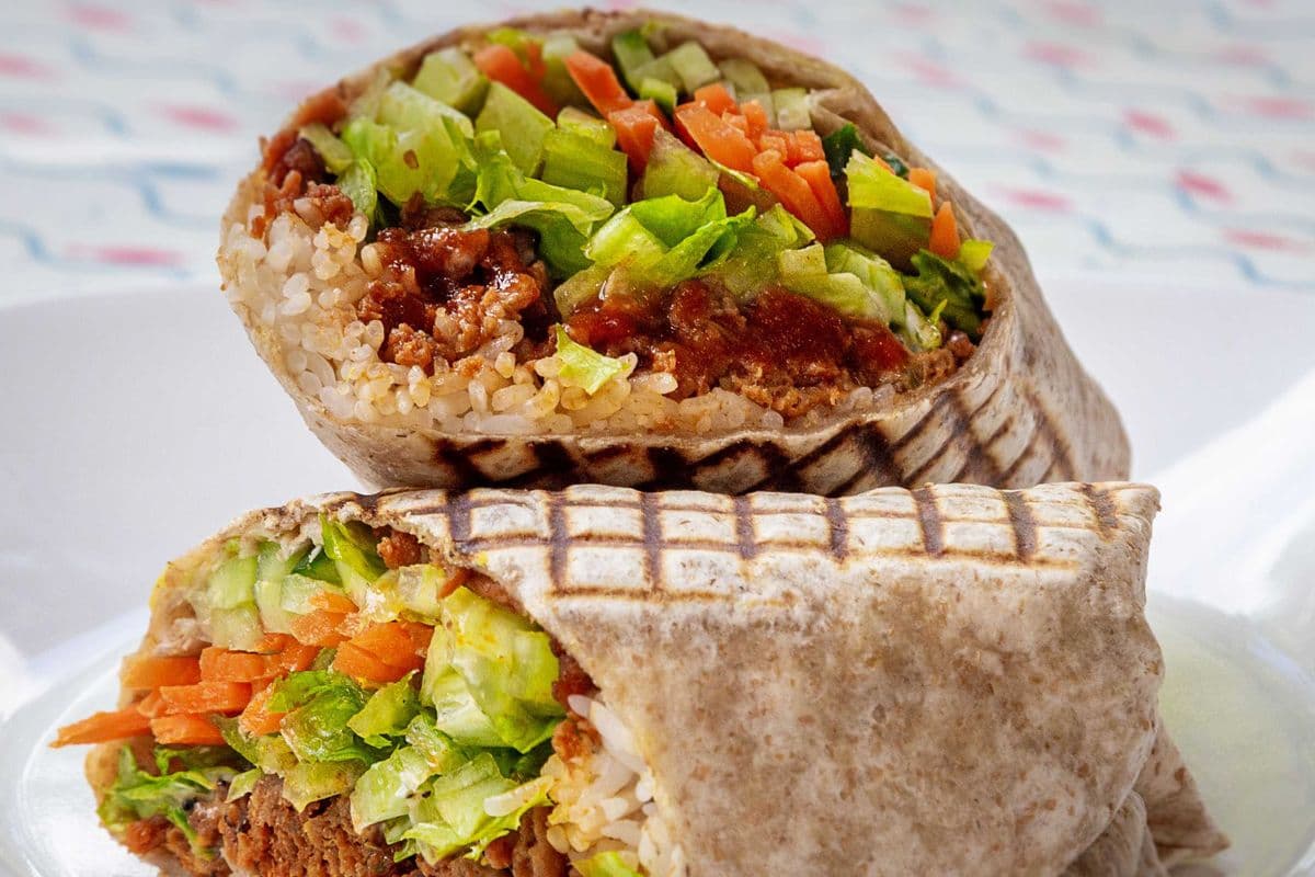 Spicy Pork Wrap