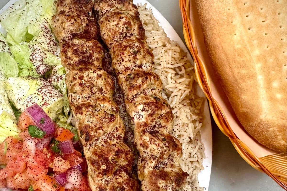 Kofta Chicken Dinner (minced chicken)