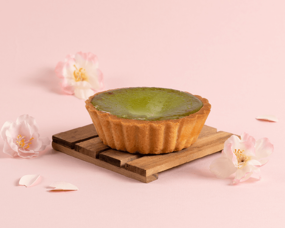 Twice Baked Rare Matcha Cheese Tart