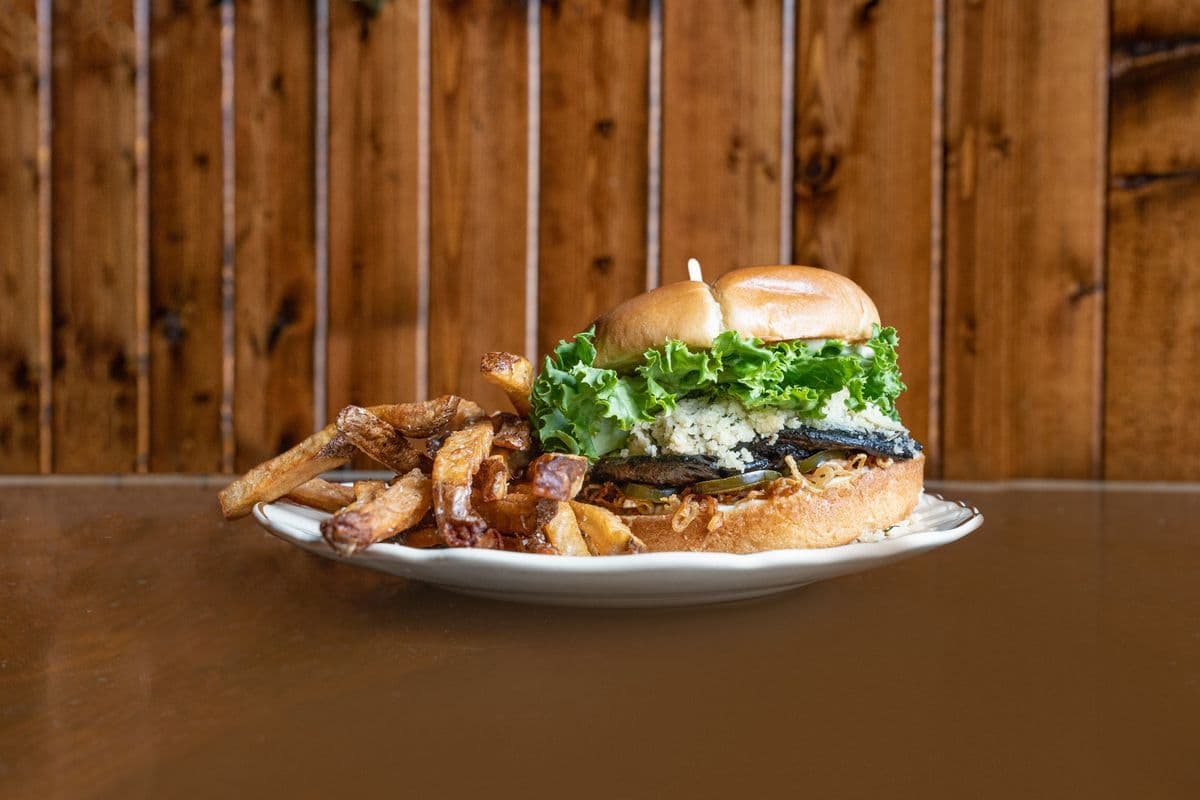 Sandwich Portobello (Vegetalien) / Portobello Sandwich (Vegan)