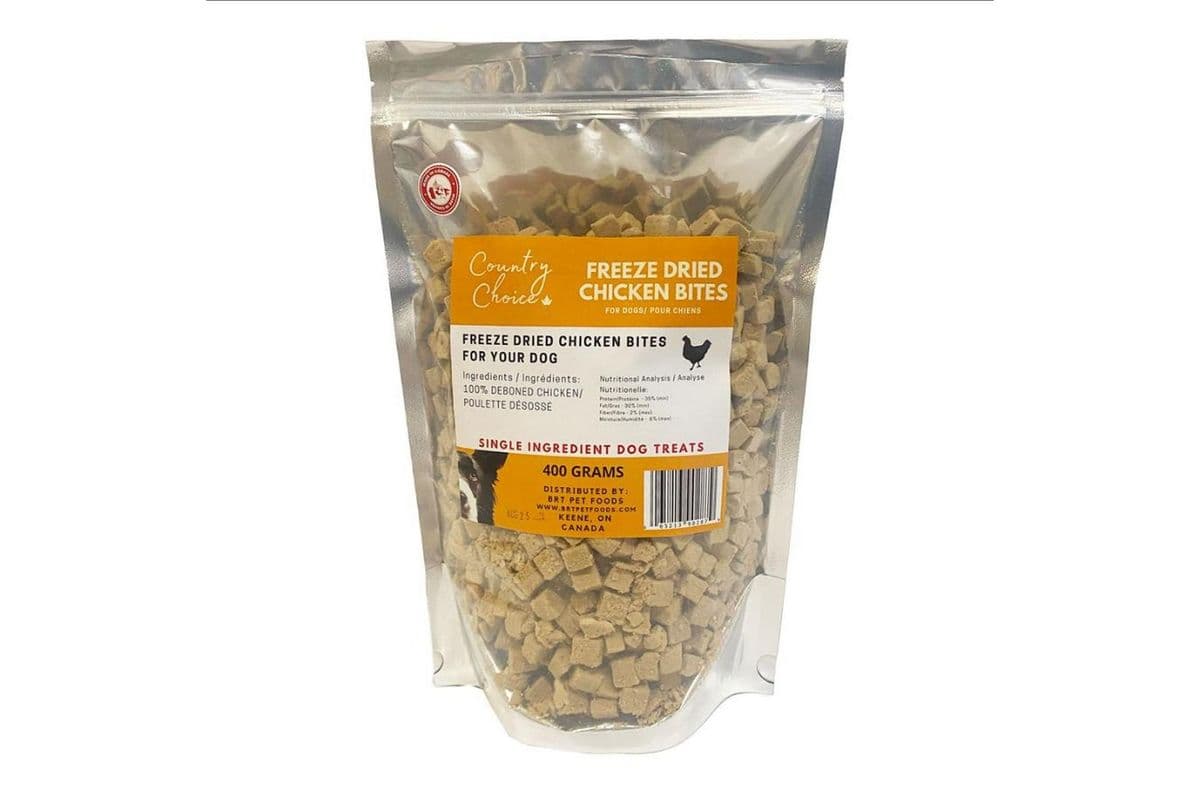 Country Choice Chicken Bites Freeze-Dried Dog Treats (400 g)