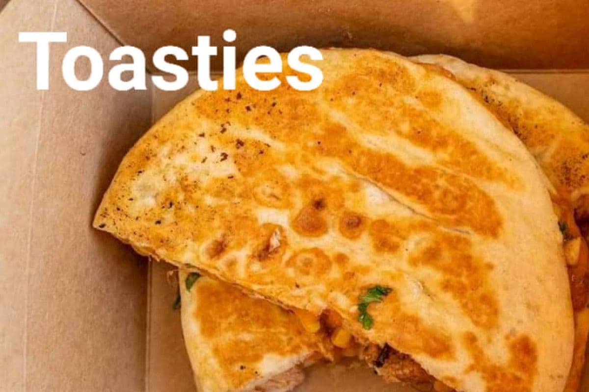 Paneer Tikka Naan Toastie