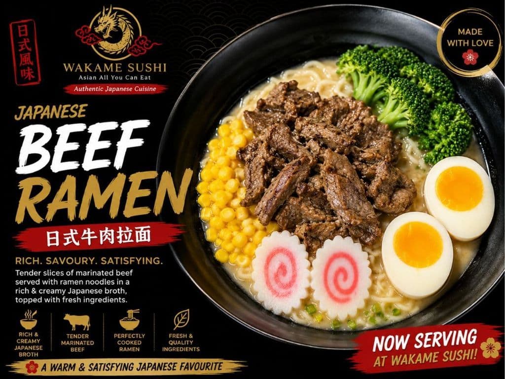 Beef Ramen in Soup