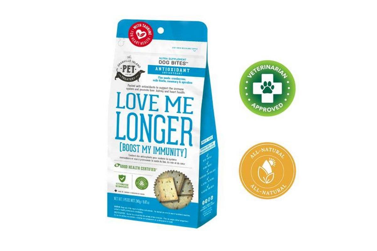 Granville Island Pet Treatery Superfood Treats Love Me Longer Boost My Immunity Dog Treats (240 g)