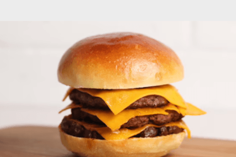 Triple-Stacked Cheese Burger