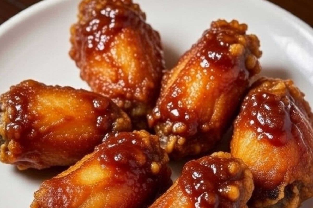 Korean spicy BBQ Chicken Wings (6pcs)
