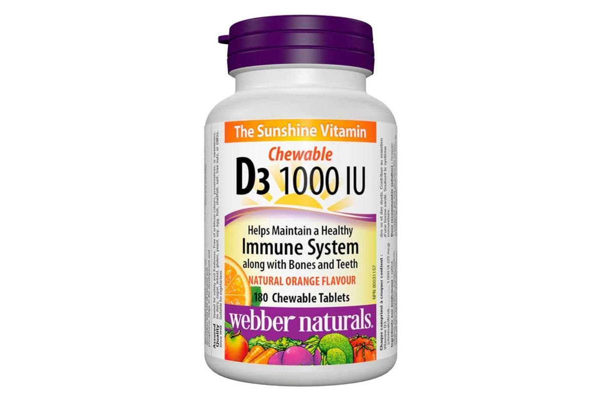 WEBBER VITAMIN D 1000IU (180)