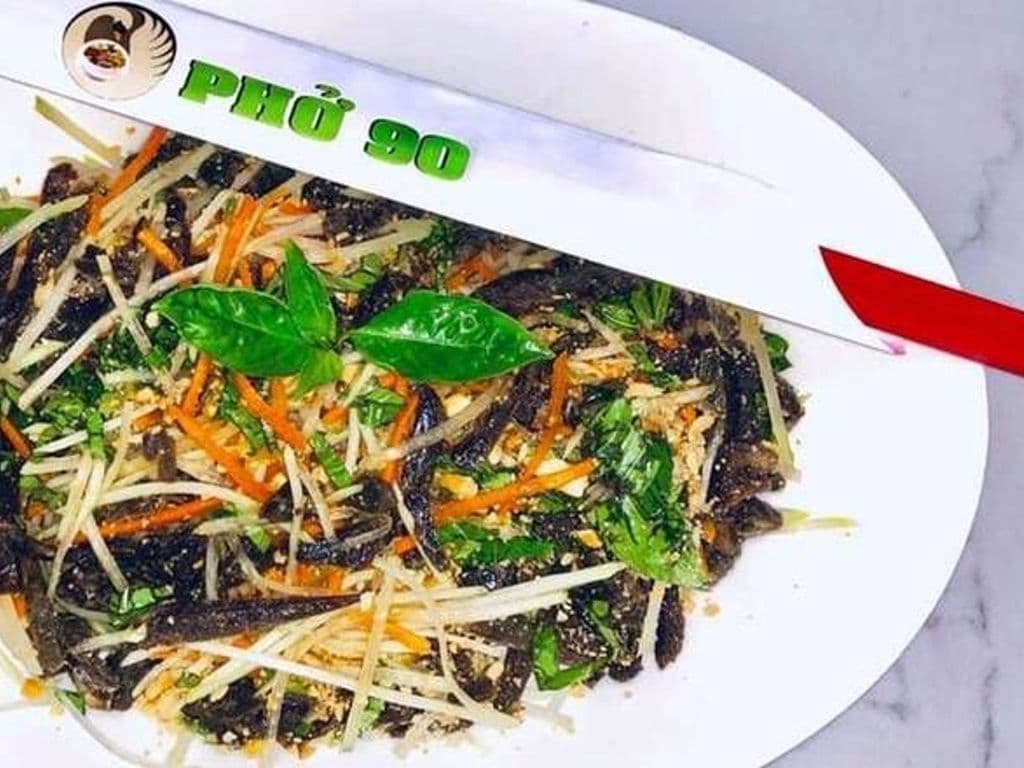 K10B - Green Papaya Salad with VEGAN jerky (Gỏi Đu Đủ Chay)