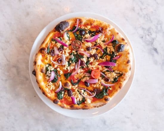 Vegan Greek Pizza
