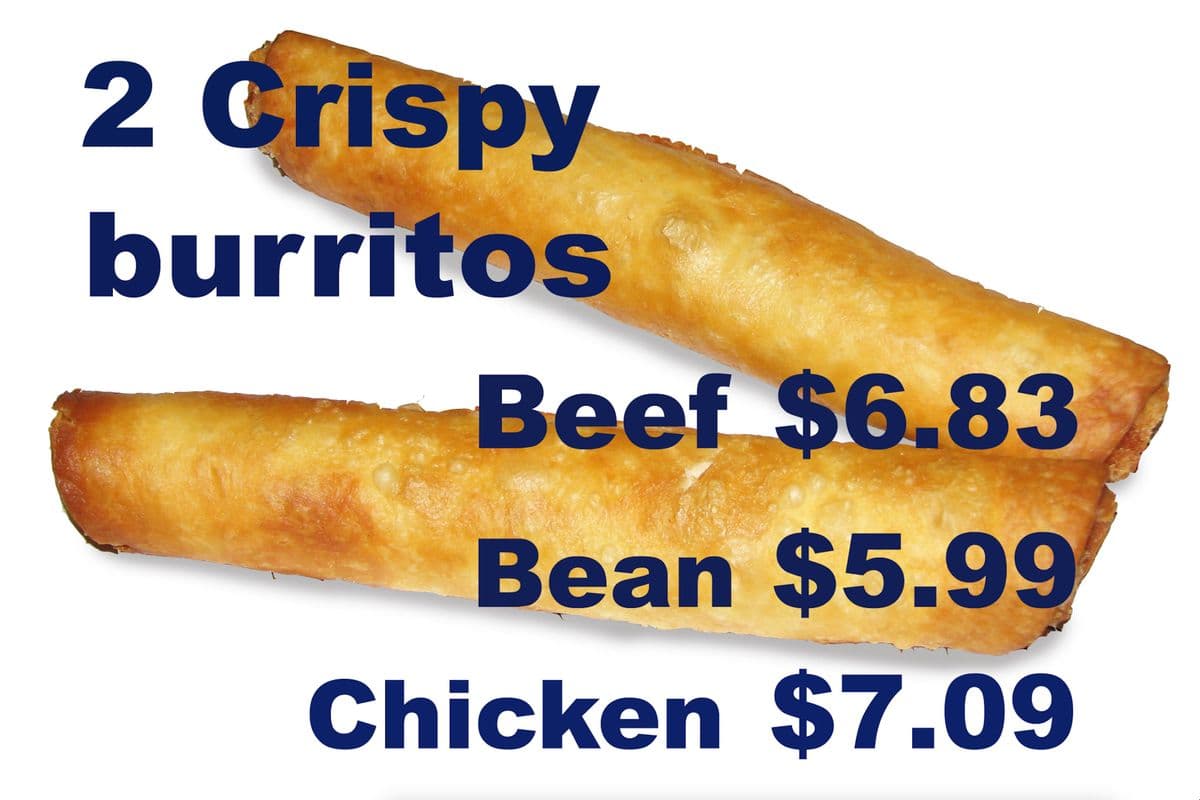 2 Crispy Burritos (Chicken)