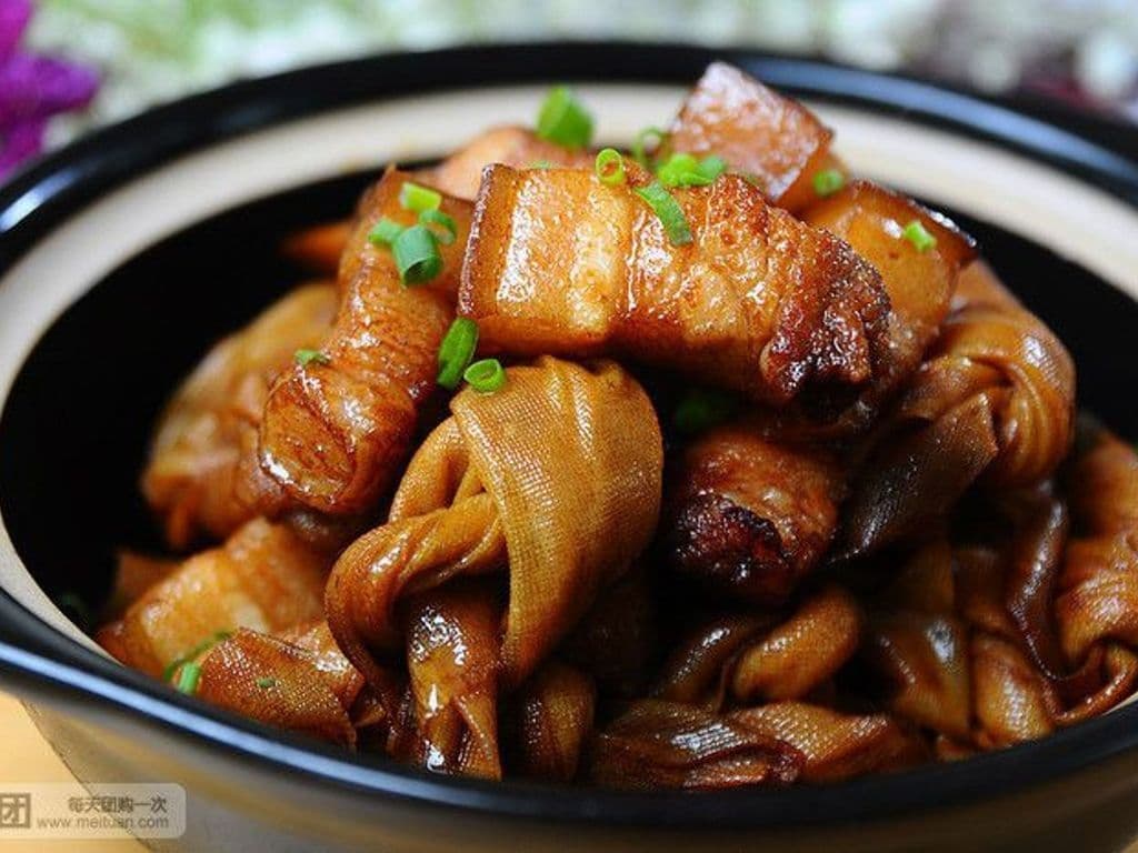 74.Stewed Pork & Bean Curd红烧肉汇千张