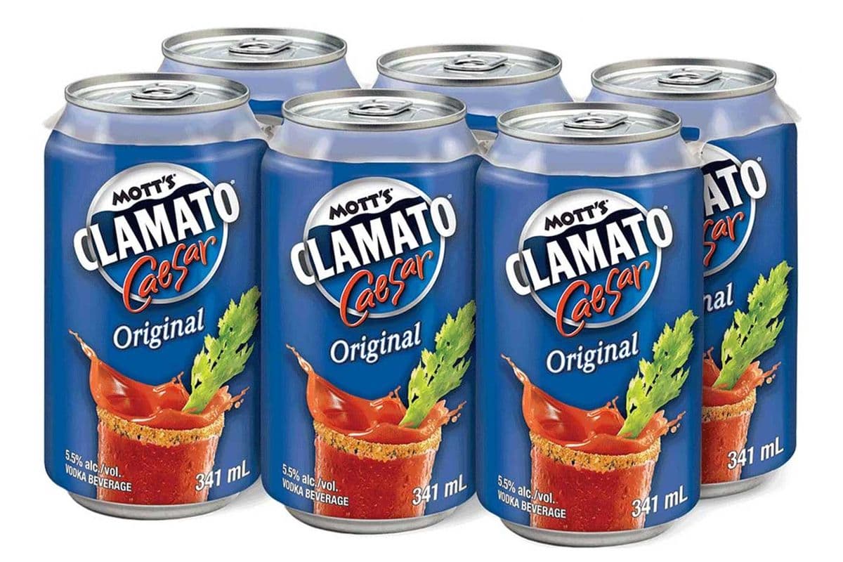 MOTT'S CLAMATO CAESAR ORIGINAL (CANS) (6 x 341 ML)