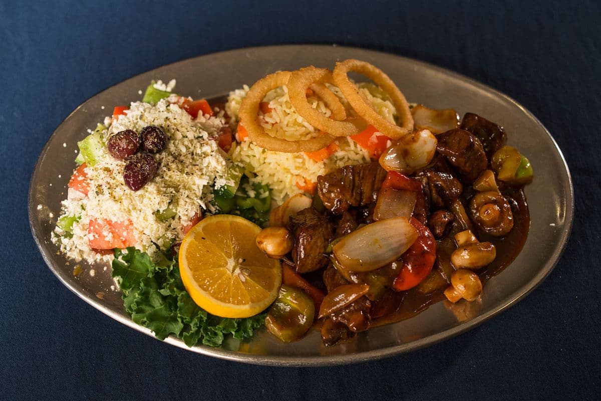 Special Pepper Steak Mediterranean Style