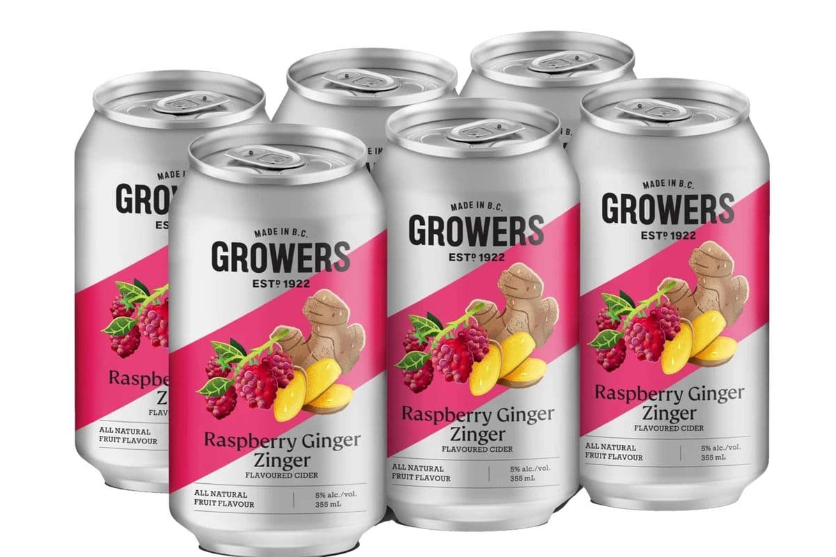 Growers Raspberry CIDER 6 CANS (6 x 355ML)