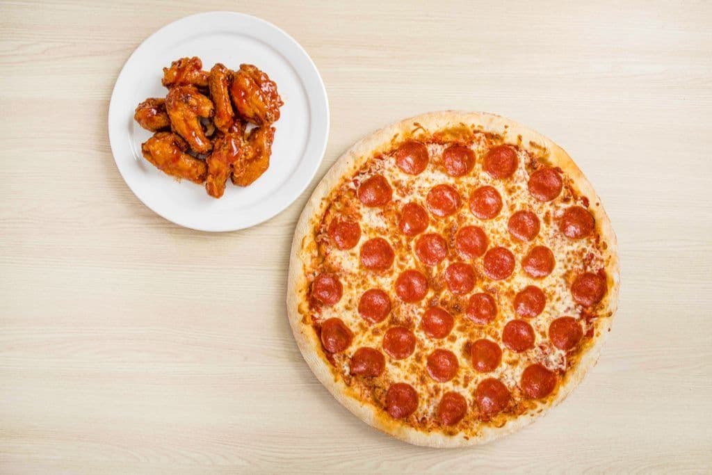 16" One-Topping Large Pizza, Wings (2 lb), and Pop (2L)