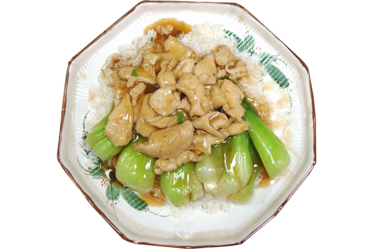 278. Chicken or Beef Vegetable on Rice 時菜雞片或牛肉飯
