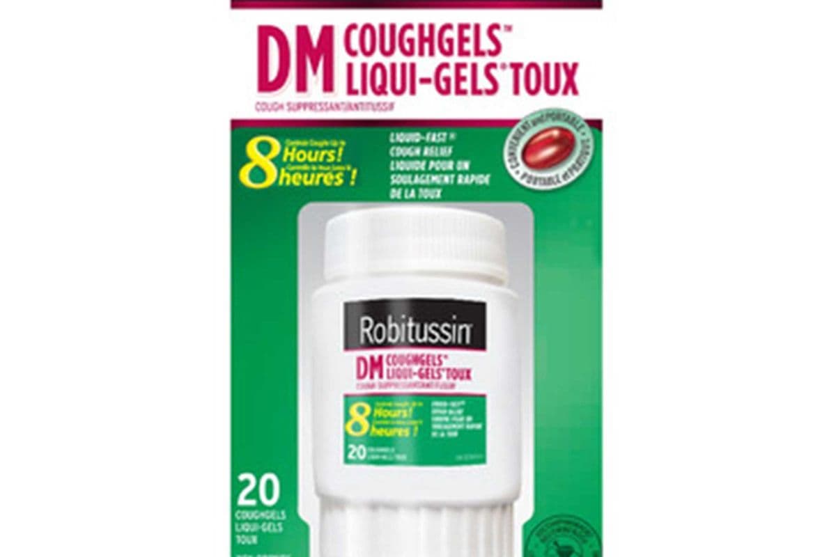 Robitussin DM Cough Gels (Liquid Gels) (20 pcs)