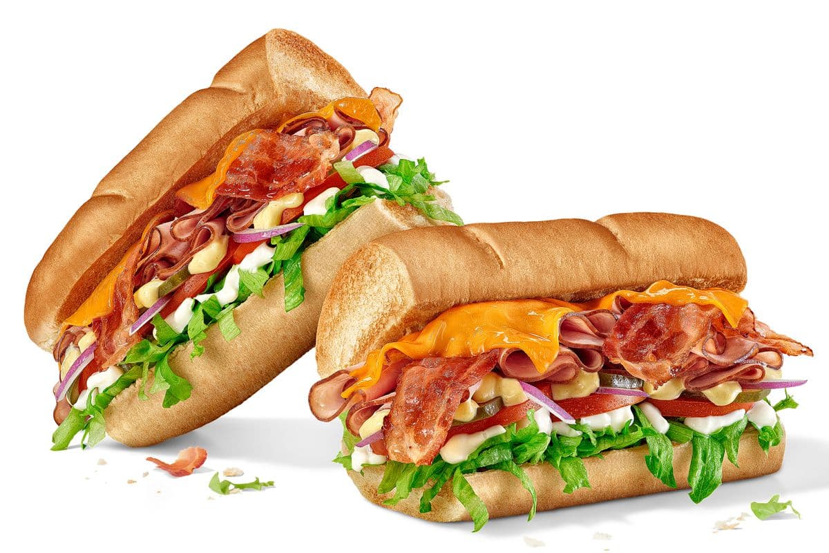 Jambon et bacon fume à l’érable 12" / Footlong Maplewood Smoked Bacon & Ham Sub (820 Cals)