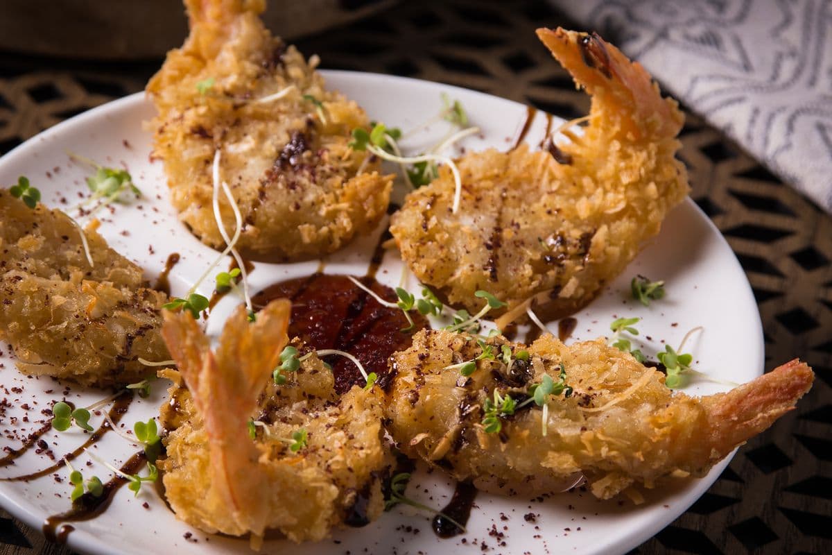 Crevettes au chili sucré (cinq mcx) / Sweet Chili Shrimp (Five pcs)