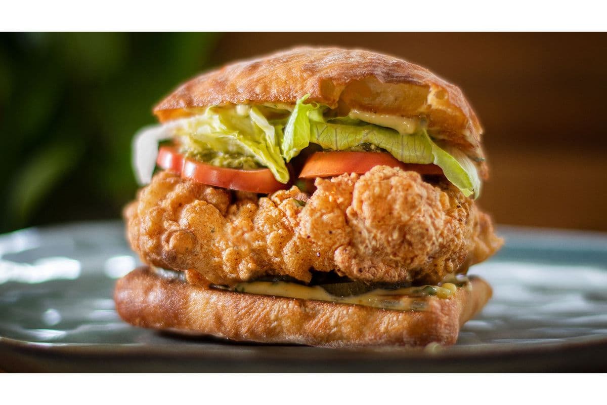 Breaded Chicken Burger