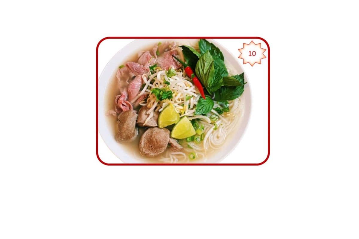 10. Rare Beef and Beef Ball Noodle