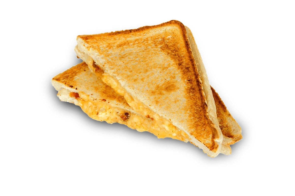 cheese chutney toastie (369 Cal)