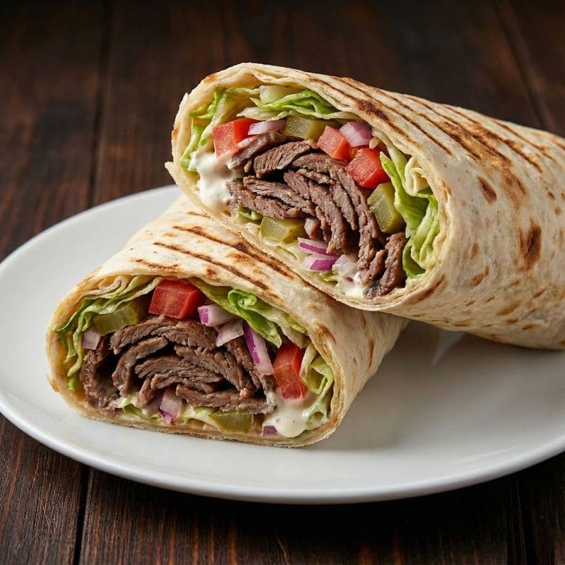 Special Turkish Beef Doner Wrap DP