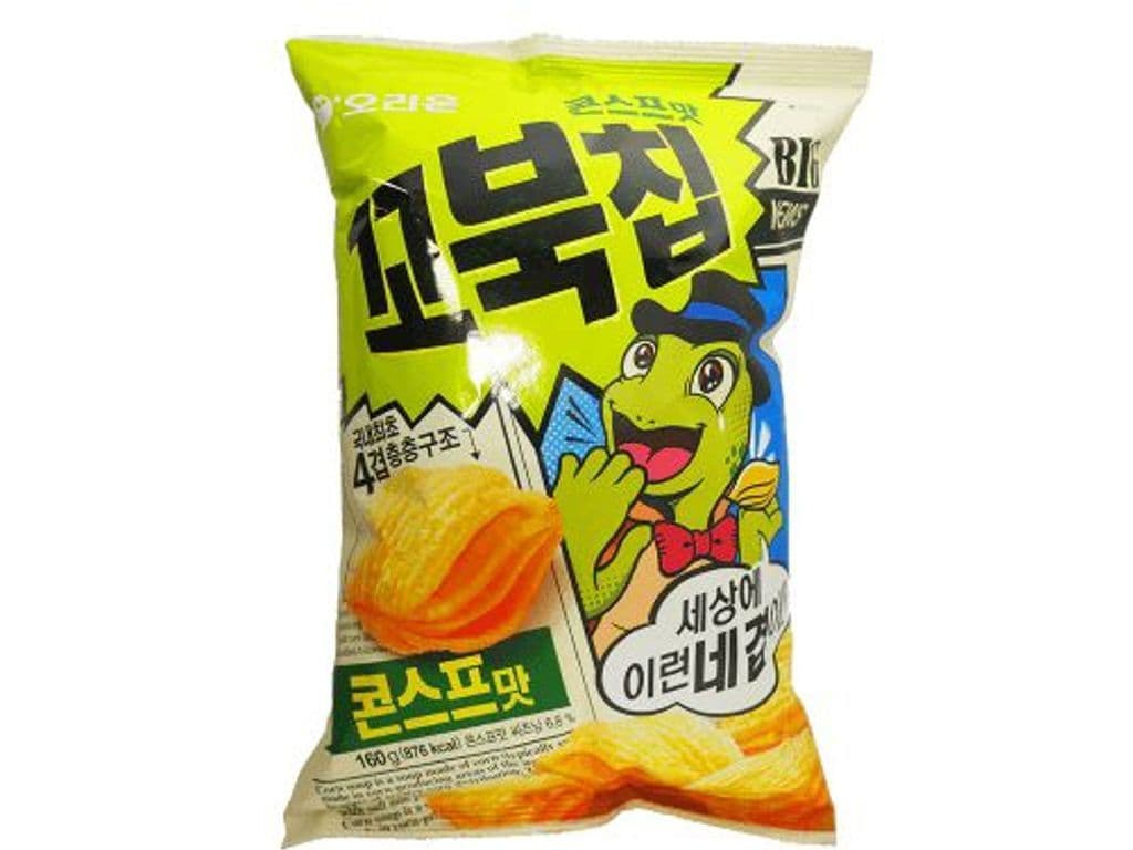Turtle Chips Korea (160g) - Sweet Corn