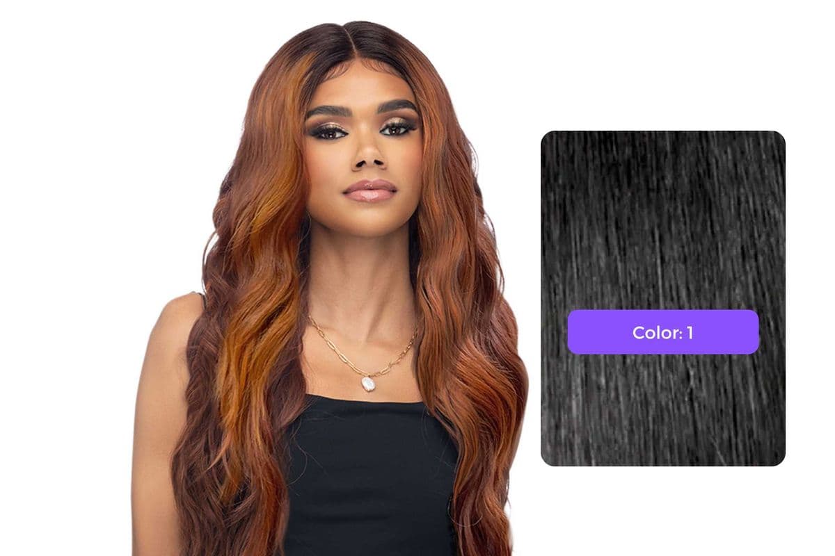 (#1) Vivica Fox Synthetic Hair Natural Baby Lace Wig - AMORE