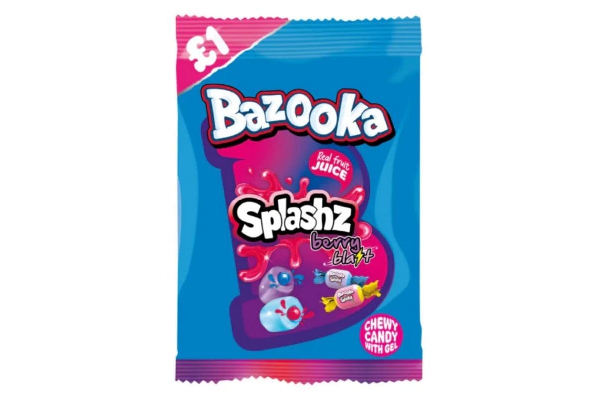 Bazooka Splashz Berry Blast