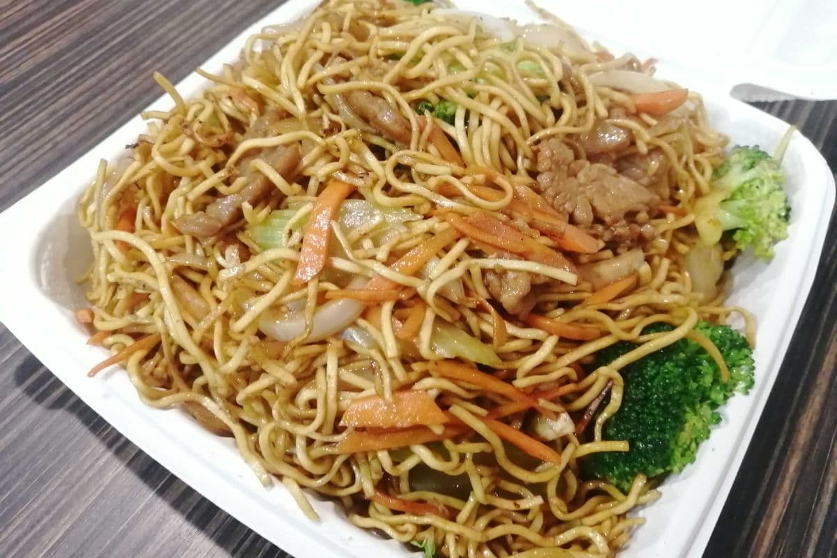 95. Beef and Vegetables Chow Mein